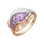 Damenring mit Amethyst 