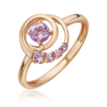 Damenring mit Amethyst 