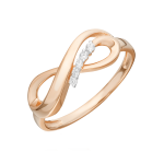 Women's ring with zirconia 