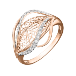 Women's ring with zirconia 