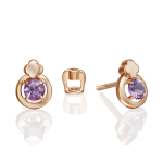 Ohrstecker mit Amethyst 