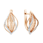 Earrings with zirconia 