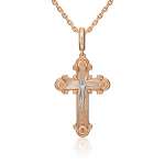 Pendant - Cross with engraving 