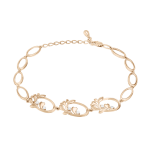 Bracelet with zirconia 