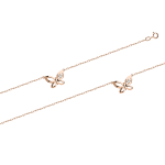 Anklet with zirconia 