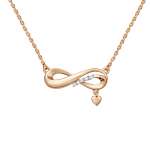 Collier - "Unendlichkeit" mit Zirkonia 