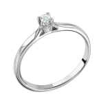 Women's ring with diamond 