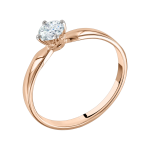 Women's ring with diamond 