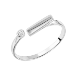 Women's ring with diamond 