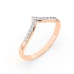 Women's ring with diamonds 