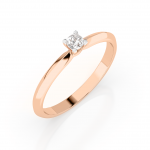 Women's ring with diamond 