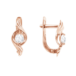 Earrings with zirconia Swarovski 