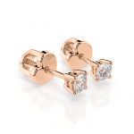 Stud earrings with diamonds 