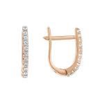 Earrings with diamonds 
