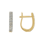 Earrings with diamonds 