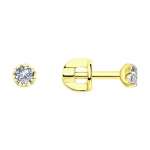 Stud earrings with diamonds 