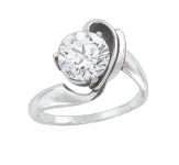 Women's Ring with Zirconia 