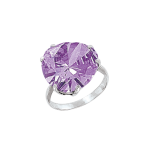 Women's Ring with Amethyst 