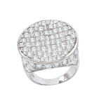 Women's ring with zirconia 