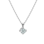 Necklace with a diamond 