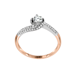 Women's ring with diamonds 