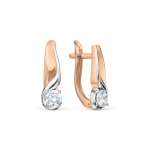 Earrings with zirconia 