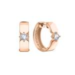 Earrings with zirconia 