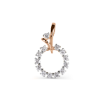 Pendant with zirconia 