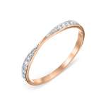 Women's ring with zirconia 