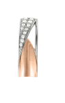 Gilded pendant with zirconia 