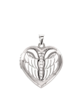 медальон в форме сердца 