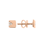 Stud earrings with zirconia 