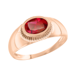 Кольцо с рубином 