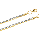 Bracelet made of combined gold 
