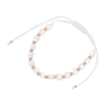 Armband mit Rotgold und Keramik 