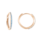 Ohrringe - Creolen mit Zirkonia 
