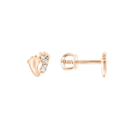 Ohrstecker "Babyfüße" mit Zirkonia 