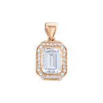 Pendant with zirconia 