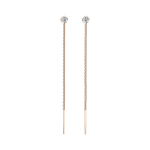 Earrings with zirconia 