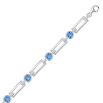 Bracelet with zirconia 