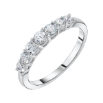 Women's ring with zirconia 