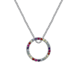 Necklace with zirconia 