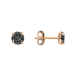 Stud earrings with zirconia 