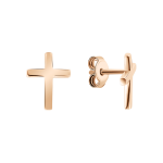 Stud earrings "Cross" 