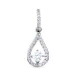 Pendant with zirconia 