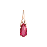 Pendant with ruby 