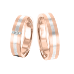 Обручальные кольца с бриллиантами 17,5 мм