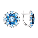 Ohrringe mit London Blue Topas 