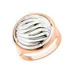 Gilded women's ring 