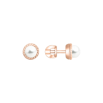 Studs earrings with pearls 